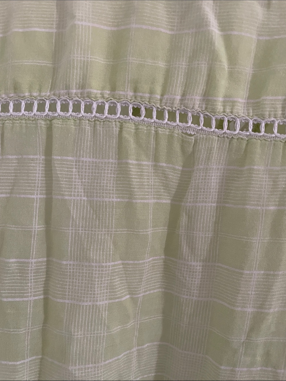 Free People Light Green Lace-Trim Peasant Tunic - Picture 6 of 6